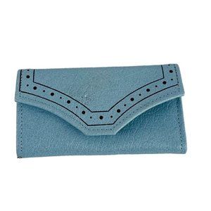 Princess Gardner Blue Key Holder Card Wallet 3.5" x 2" Envelope Style